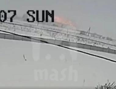 Το πρώτο βίντεο από τη στιγμή της συντριβής του μοιραίου An-148 στη Μόσχα